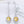 Load image into Gallery viewer, Yellow Stone Water Drop Earrings - Enumu
