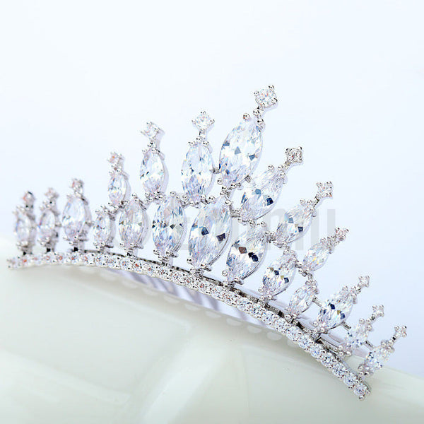 Diamond Imitation Tiara or Hair Clip / Accessories - Enumu