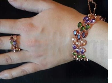 Three Line Multi Colour Bracelet - Enumu
