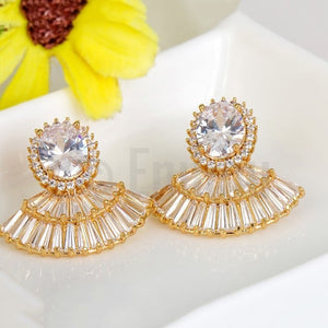 Elegant Zircon Studs - Enumu