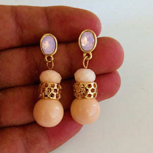 Coral Dangle Earrings - Enumu