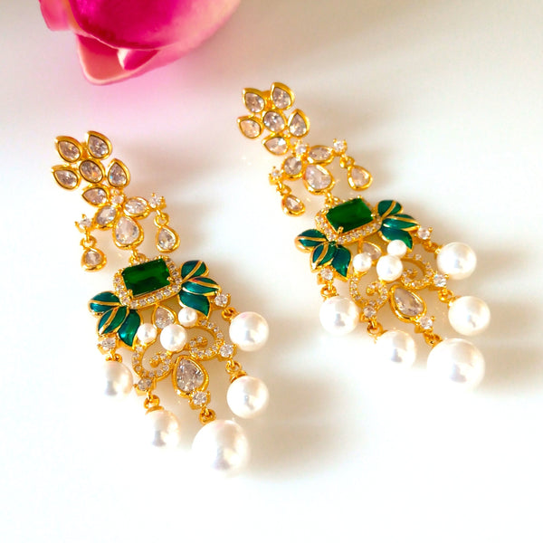 Oh! This Beauty in Green Earrings - Enumu