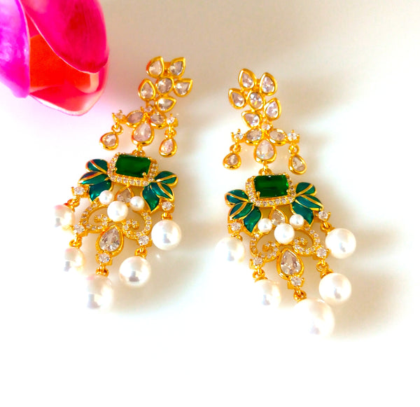 Oh! This Beauty in Green Earrings - Enumu