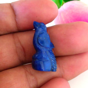 Carved Natural Lapis Lazuli Bird - Enumu