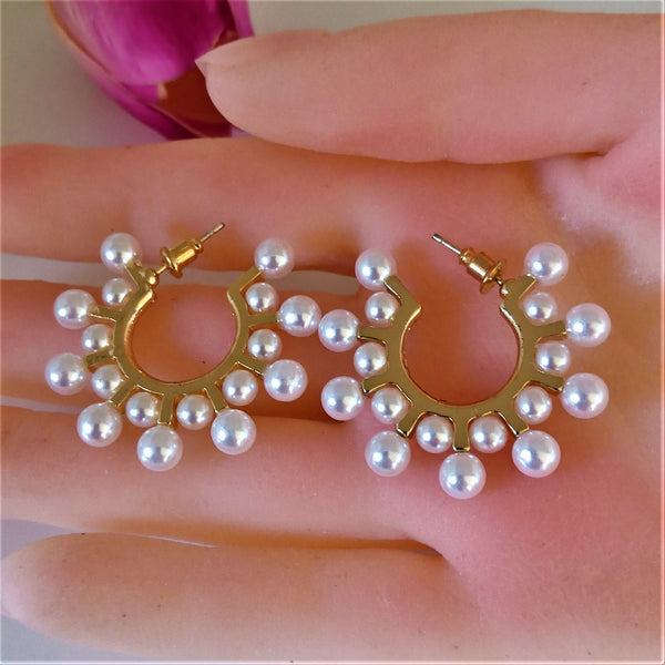 Pearl Hoops - Enumu