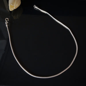 Pure Silver Chain - 16" ~ 18" - Enumu