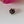 Load image into Gallery viewer, Pure Silver Garnet Flower Nose Pin (Non - Pierced ) - Enumu
