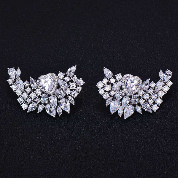 Huge Swiss Zircon Studs - Enumu