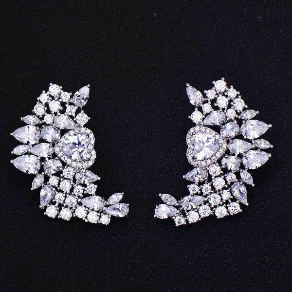 Huge Swiss Zircon Studs - Enumu