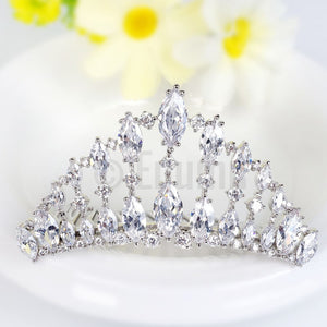 Swiss CZ Tiara or Hair Clip / Accessories - Enumu