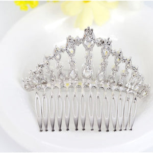 Swiss CZ Tiara or Hair Clip / Accessories - Enumu