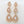 Load image into Gallery viewer, Long Dangle Swiss Zircon Wedding Earrings - Enumu
