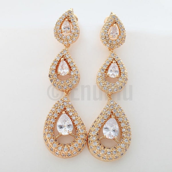 Classic Bridal Pearl Drop Earrings for Wedding and Special Occasion - Glitz  And Love