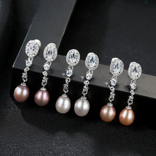 Sterling Silver Dangle Earrings - Enumu