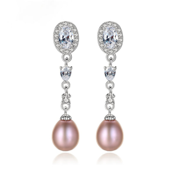 Sterling Silver Dangle Earrings - Enumu