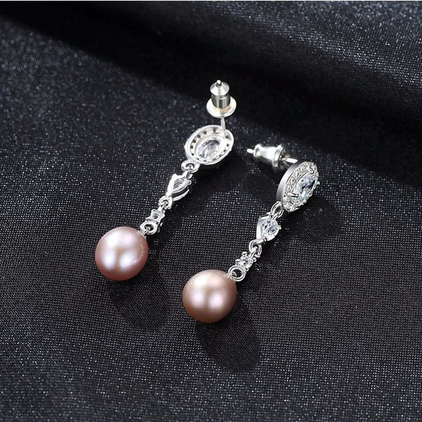 Sterling Silver Dangle Earrings - Enumu