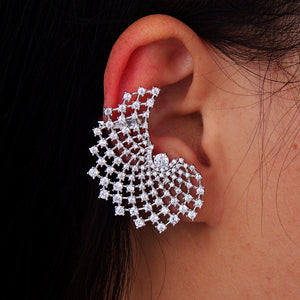 Swiss Zircon Studs / Ear Cuffs - Enumu