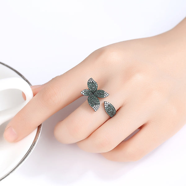 BGP Green Adjustable Ring - Enumu