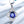 Load image into Gallery viewer, Pure 92.5 Sterling Silver Blue Sapphire Pendant with Chain - Enumu
