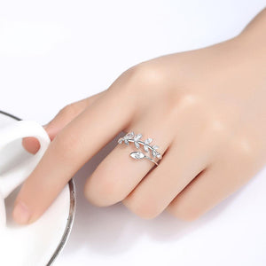 YGP Pure 92.5 Sterling Silver Adjustable Ring - Enumu