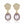 Load image into Gallery viewer, Sterling Silver Natural Beige Pearl Dangle Earrings - Enumu
