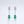 Load image into Gallery viewer, Sterling Silver Emerald and CZ Dangle Earrings - Enumu
