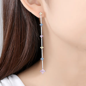 WGP Zircon Dangle Earrings - Enumu
