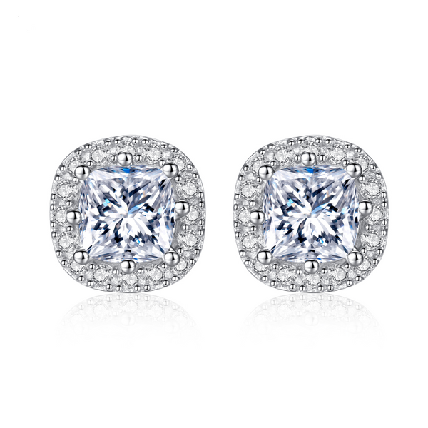 Sterling Silver 1.2 Ct Solitare Studs - Enumu