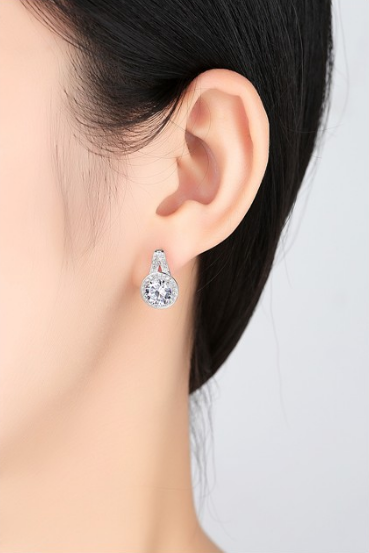 Sterling Silver CZ Studs - Enumu