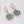 Load image into Gallery viewer, Pure 92.5 Sterling Silver Emerald Dangle Earrings - Enumu
