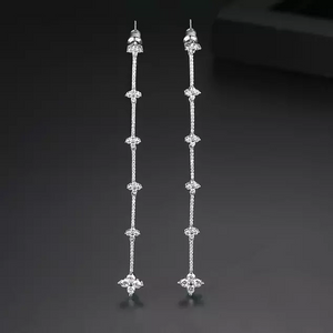 WGP Zircon Dangle Earrings - Enumu