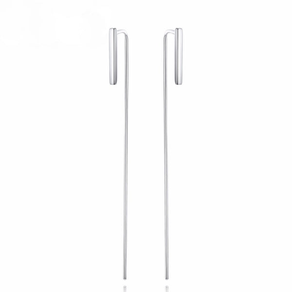 Pure 92.5 Sterling Silver Dangle Earrings - Enumu