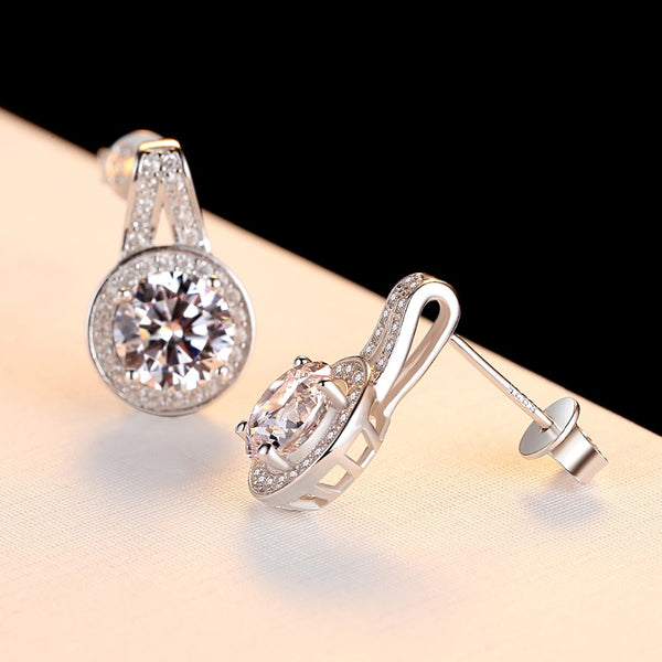 Sterling Silver CZ Studs - Enumu