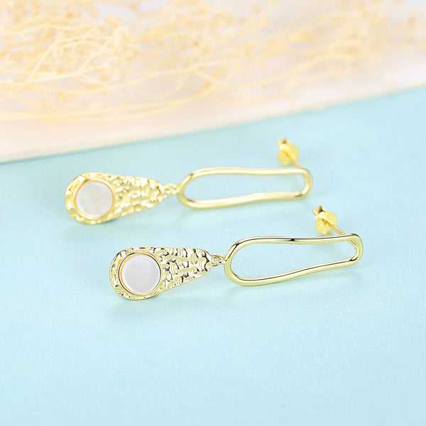 Sterling Silver Dangle Earrings - Enumu