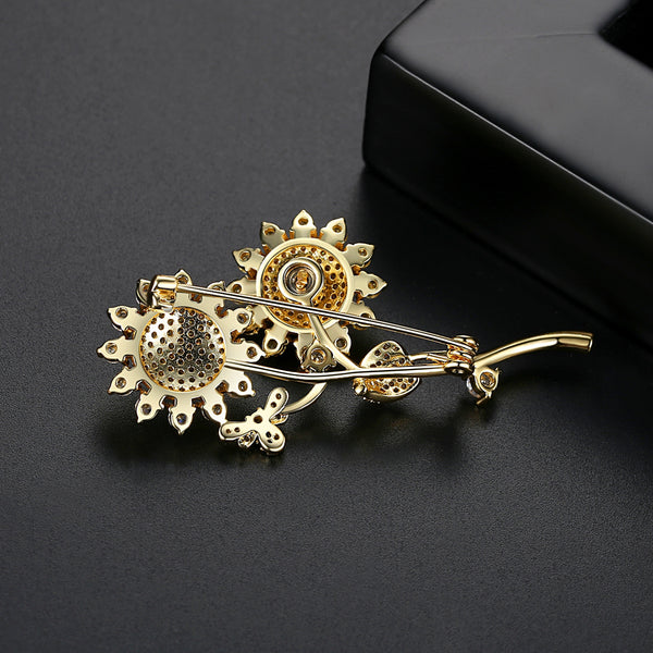 Sunflower Brooch - Enumu