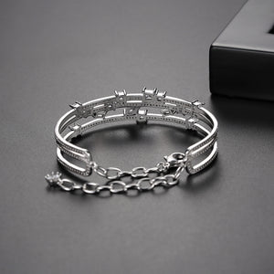 Adjustable Swiss Zircon Bracelet - Enumu