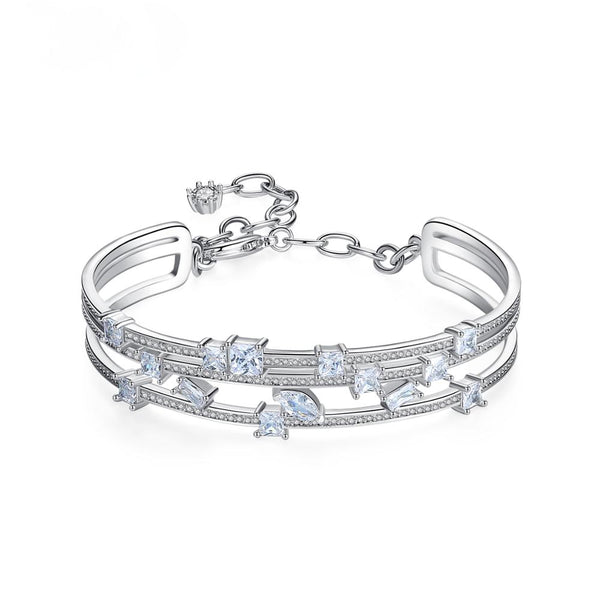 Adjustable Swiss Zircon Bracelet - Enumu