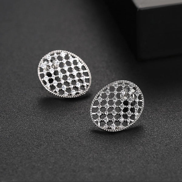 Simple Cross CZ Studs - Enumu