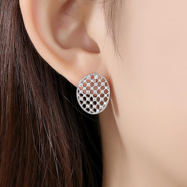 Simple Cross CZ Studs - Enumu