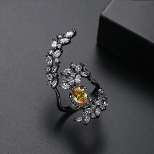 Adjustable BGP Citrine Ring - Enumu