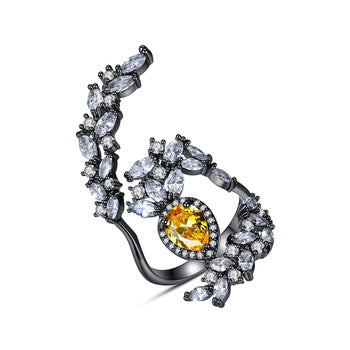 Adjustable BGP Citrine Ring - Enumu