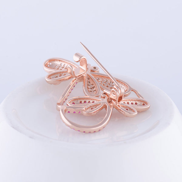 YGP Pink Two Butterflies Brooch - Enumu