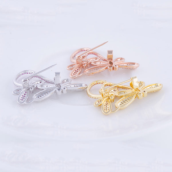 YGP Pink Two Butterflies Brooch - Enumu