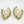 Load image into Gallery viewer, Big Emerald and CZ Studs /Earrings - Enumu

