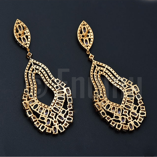 Multi Color Dangle Earrings - Enumu