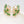 Load image into Gallery viewer, Big Emerald Studs / Earrings - Enumu
