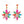 Load image into Gallery viewer, Multi Color Ice Shine Earrings - Enumu

