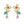 Load image into Gallery viewer, Multi Color Small Dangle Earrings - Enumu
