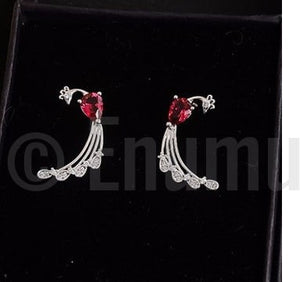 Ruby Peacock Small Studs - Enumu