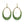Load image into Gallery viewer, YGP Emerald Dangle Earrings - Enumu
